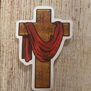 Religious sticker matte finish brand new.